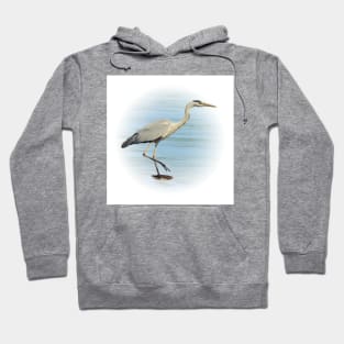 Grey heron Hoodie